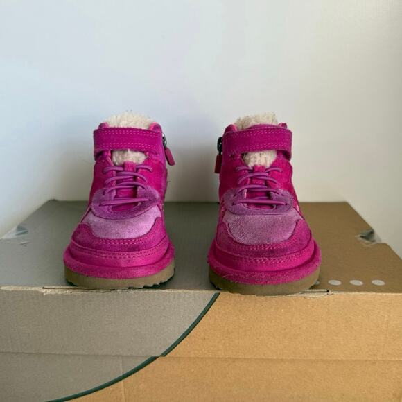 UGG Highland Hi Heritage Pink Toddler Boots - Sz 8 C - Picture 9 of 12